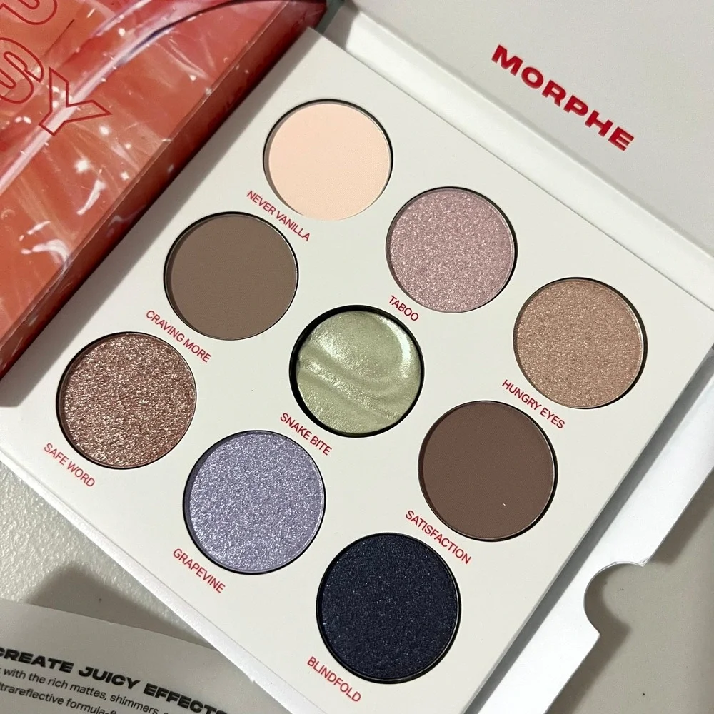 Morphe Pulp Fantasy Artistry Eyeshadow Palette 9 Shades Matte Shimmer Metallic
